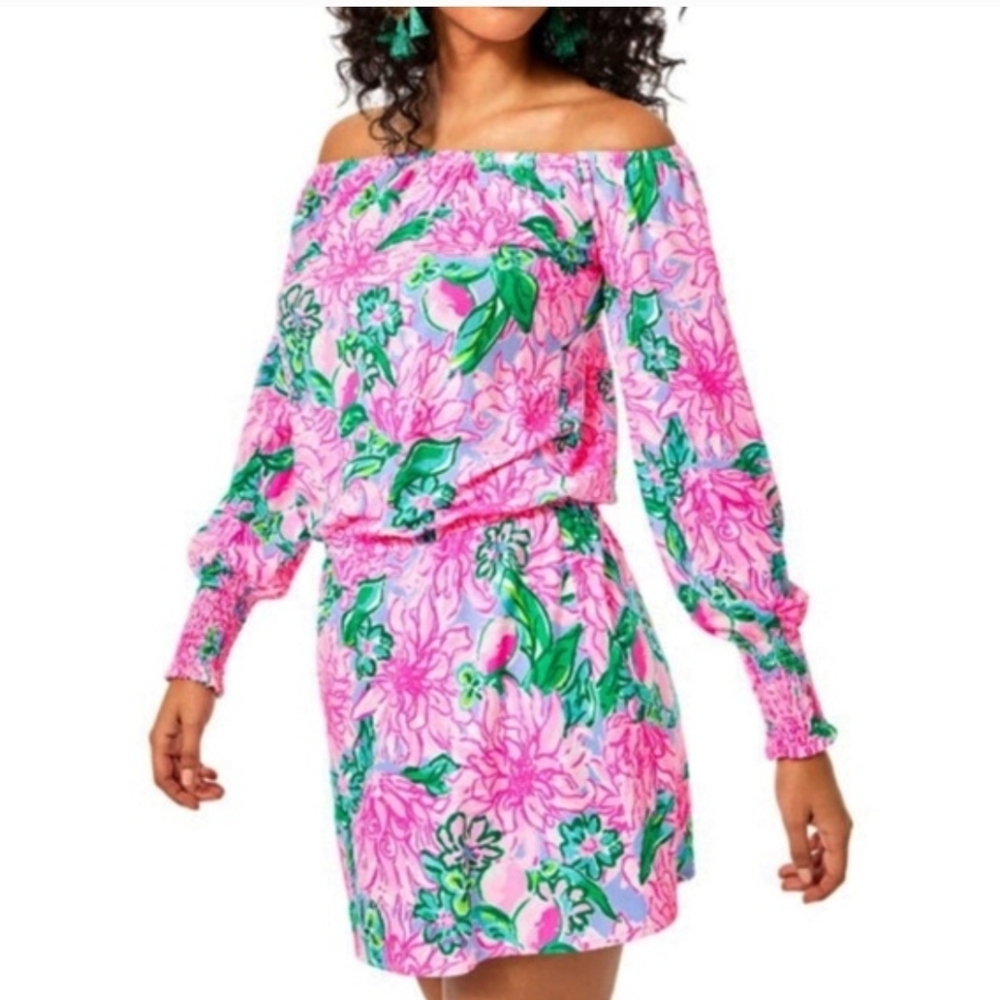 Lilly Pulitzer Lana Skort Romper Pink Blossom Try Your Zest